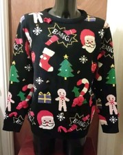 New The Christmas Workshop Men's Christmas Jumper Multi L