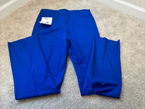 VINTAGE SANSABELT HOSE THE SANSABELT SYSTEM HERREN Gr. 40 ungesäumt blau - Bild 12 von 13