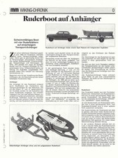 WIKING CHRONIK RUDERBOOT auf ANHÄNGER , von ...