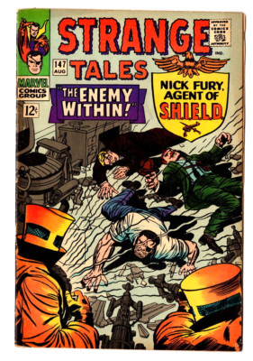 Strange Tales #147, ''Nick Fury stars in ''The Enemy Within!'' Aug 1966, DECENT