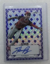 2022 LEAF METAL PERFECT GAME TJ POMPEY 1/7  PURPLE WAVE AUTO