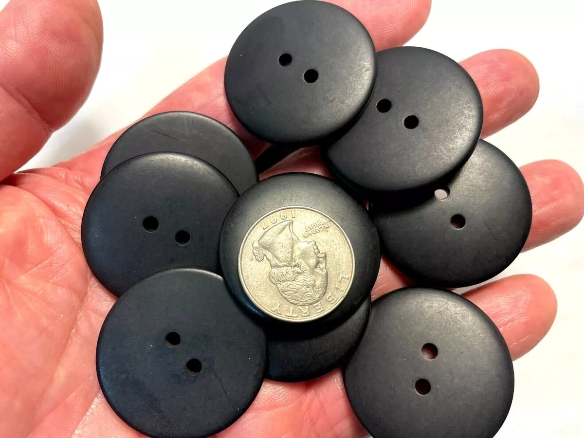 Large black buttons for coat deals