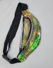 Ladies Metallic Waist Bag Crossbody Bag Belt Bag Travel Pouch Gift Ideas Sale