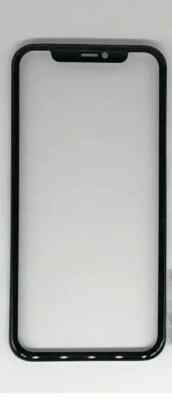 iPhone 11 Frontscheibe Glas mit OCA + Rahmen Schwarz