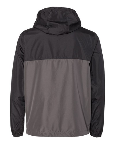 MEN'S LIGHTWEIGHT, UNLINED TWO TONE SCUBA NECK WINDBREAKER JACKET, ZIP UP XS-3XL - Picture 5 of 13