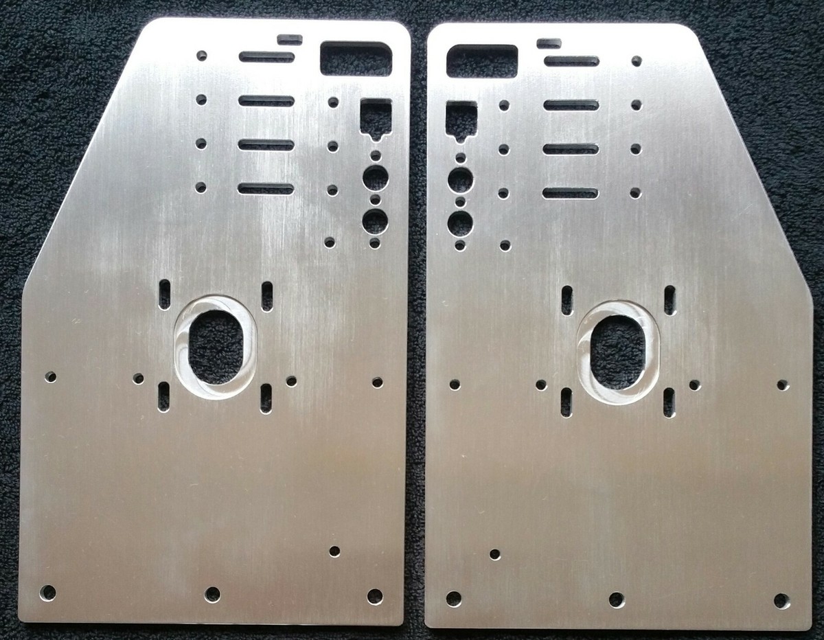 Eloxierte Aluminium Montageplatte 12,5x12,5 Cm | Für 3D-Drucker & CNC-Maschinen | CBeam Gantry Plate
