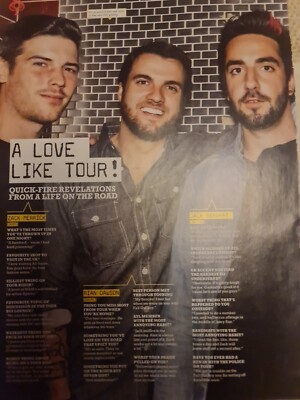 ALL TIME LOW  A4 POSTER KERRANG MAGAZINE UK 