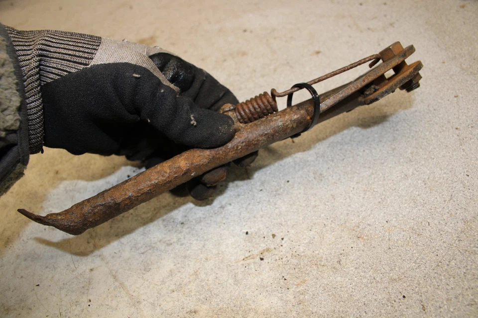 Kawasaki GA3 1970 Street Scrambler pata de cabra soporte lateral G3tr R6-7033.VJ Foto 3 de 4