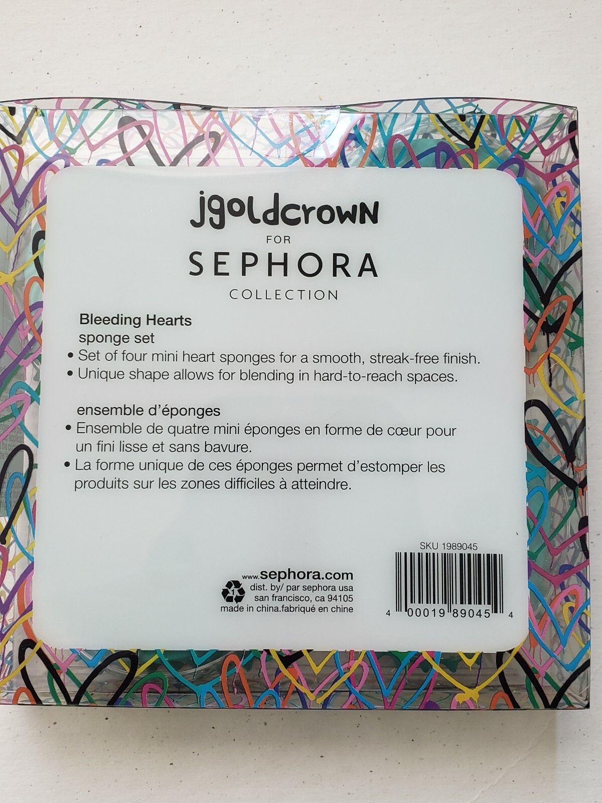 J Goldcrown For Sephora Collection Bleeding Hearts Sponge