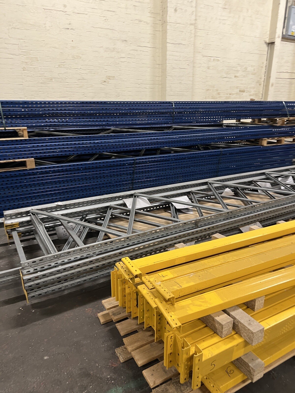 pallet racking shelving 4m X 1.10m Used Shelving eBay