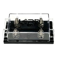 Lord of Bass DUAL ANL Fuse Holder Ring Terminal Style Double 1/0 ga 4 ga