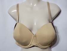 NWTS MAIDENFORM SIZE 40DD STAY UP POWER BAND BRA CONVERTIBLE STRAPS NUDE SE6990
