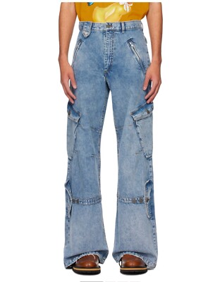 EGONLAB CARGO POCKET JEANS 