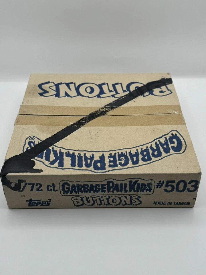 1986 Topps Garbage Pail Kids Buttons Box (72 CT) Factory Sealed - GPK - Image 4 of 4