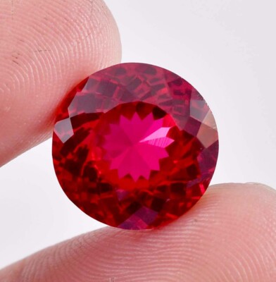 HUGE 5.80 Ct (100% Natural) Mozambique Blood Red Ruby Gemstone (GIT) Certified