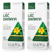 Damiana Blatt 600Mg - 120 Kapseln - DamianabläTter Extrakt - Medica Herbs