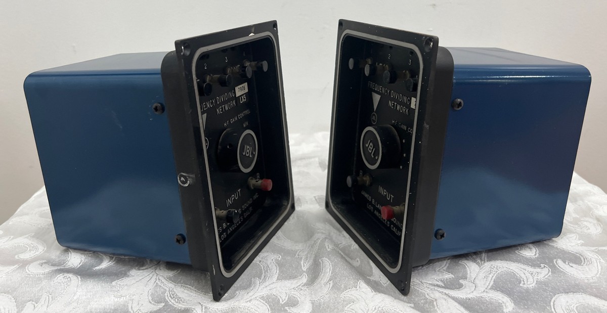 JBL LX5　ネットワーク ペア JBL LX5 16Ω Crossovers Blue Color consecutive serial number