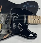 DEFTONES SIGNED AROUND THE FUR ELECTRIC GUITAR CHINO MORENO STEPH ABE 3X JSA COA — photo 2
