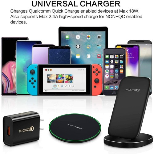 18W Qualcomm Quick Charge QC 3.0 Universal Super Fast USB Wall Charger AU Plug - Picture 5 of 38