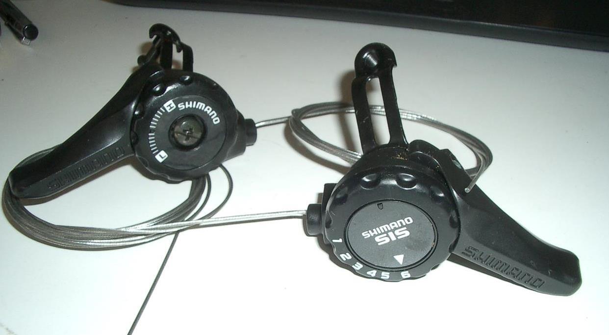 NOS Vintage Triple Chainring Shimano Bicycle Shifter Setup SlTY22 Left