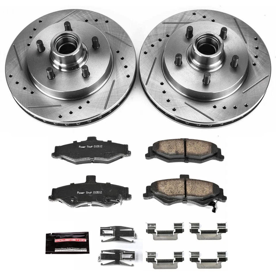 Powerstop K1568 Rear Brake Disc and Pad Kit for 1998-2002 Chevrolet Camaro - Image 3 of 3