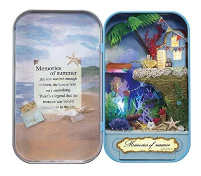 YANOMAN Miniature't Memories of Summer Miniature Handmade Kit NEW from Japan