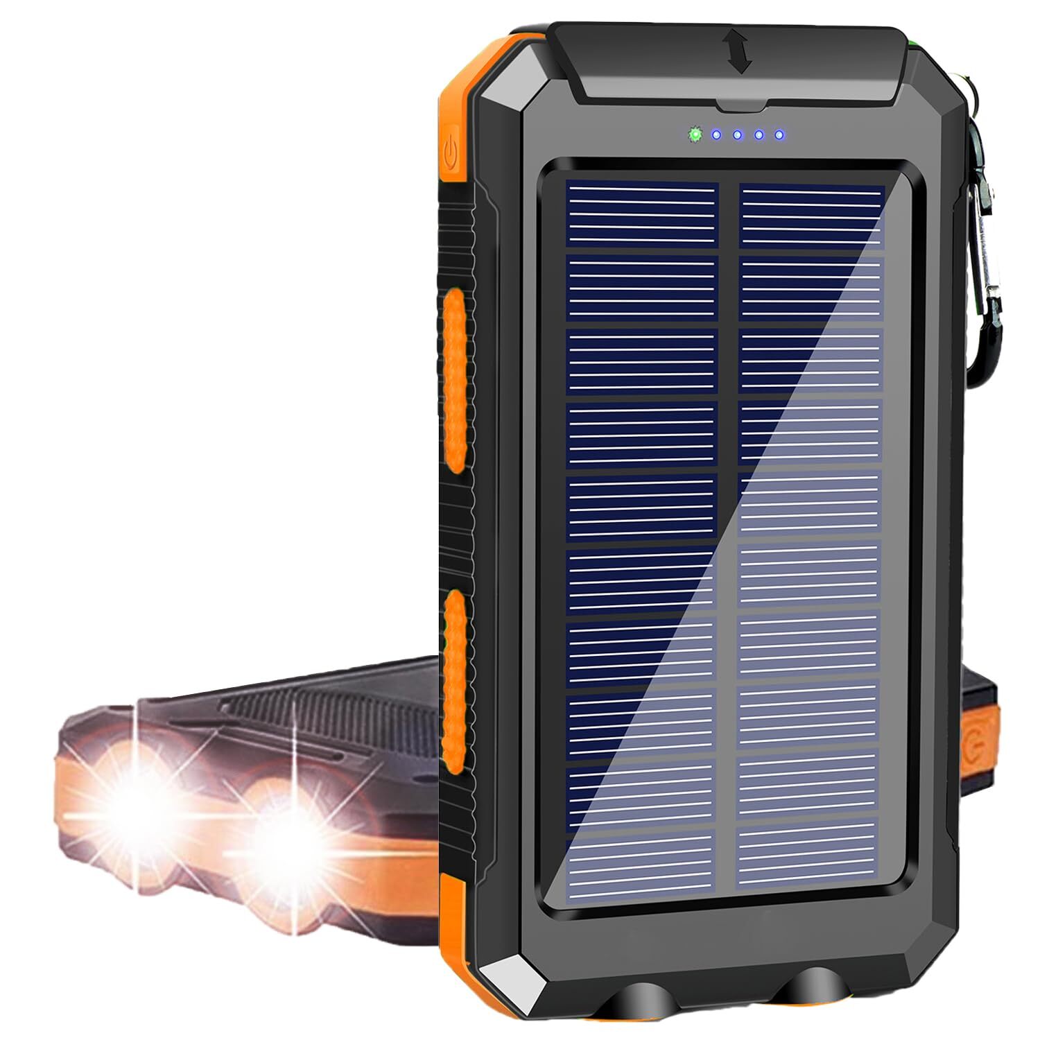 Solar Charger, 38800mAh Portable Solar Power Bank for All Cellphones, Waterpr...