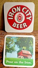 Iron City Beer Coaster  #522 Pittsburgh Pa. ... 70's