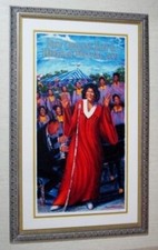 Mahalia Jackson New Orleans Jazz & Heritage Festival 2003 Silkscreen Poster