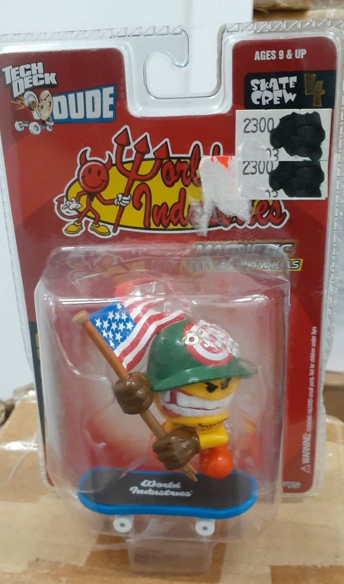 Tech Deck Dude World Industries 2002 Skate Crew Series 4