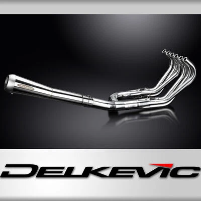 DELKEVIC Silenziatore Honda CBX1000 1979-1983 scarico inox lucido 6-1 cono retromarcia