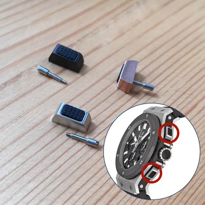 Watch Pusher/Push Button Fit For Hublot Big Bang 44MM 301 Chronograph Watch