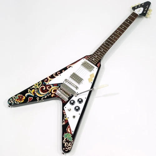 Epiphone Jimi Hendrix Love Drops Flying V w/Hard case Tracking New
