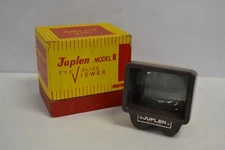 VINTAGE FILM PICTURES  JUPLEN MODEL II  2" X 2" SLIDE VIEWER IN BOX