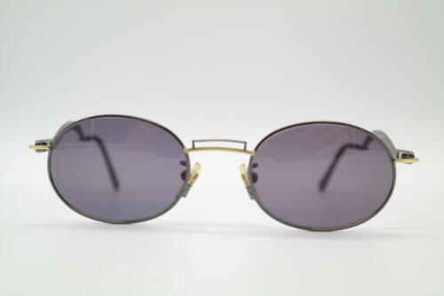 Vintage Nexus N 568/V75 Black Gold Oval Sunglasses Glasses NOS - Picture 1 of 6