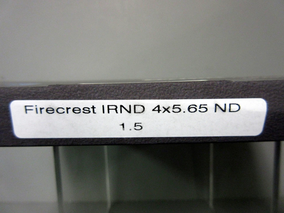 New Formatt Hitech 4x5.65" Firecrest IRND 1.8 Filter (6 Stop) MFR # FC4X5ND1.8 - Image 3 of 4