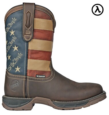 HOSS WE THE PEOPLE BROWN SOFT TOE MEN'S SHOES BOOTS 94022 - ALL SIZES - NEW