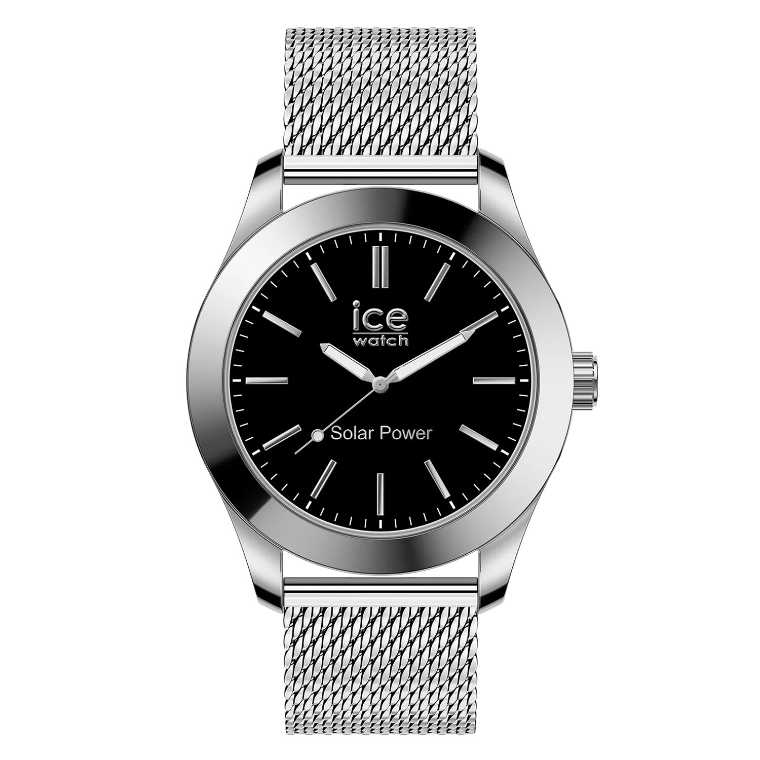 ЛЕДЯНЫЕ ЧАСЫ Herrenuhr ICE Steel Solar M Schwarz 023795