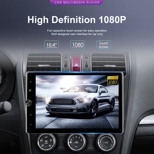 2+64G Single 1DIN Rotatable 10.4'' Android 13 Carplay Navi Car Stereo GPS Radio - Picture 9 of 24