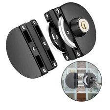 Easily Accessible Stainless Steel Locker for Toughened Frameless Doors