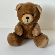 Dakin Teddy Bear Plush Cowboy Critters Stuffed Animal Toy Brown Sitting 1985