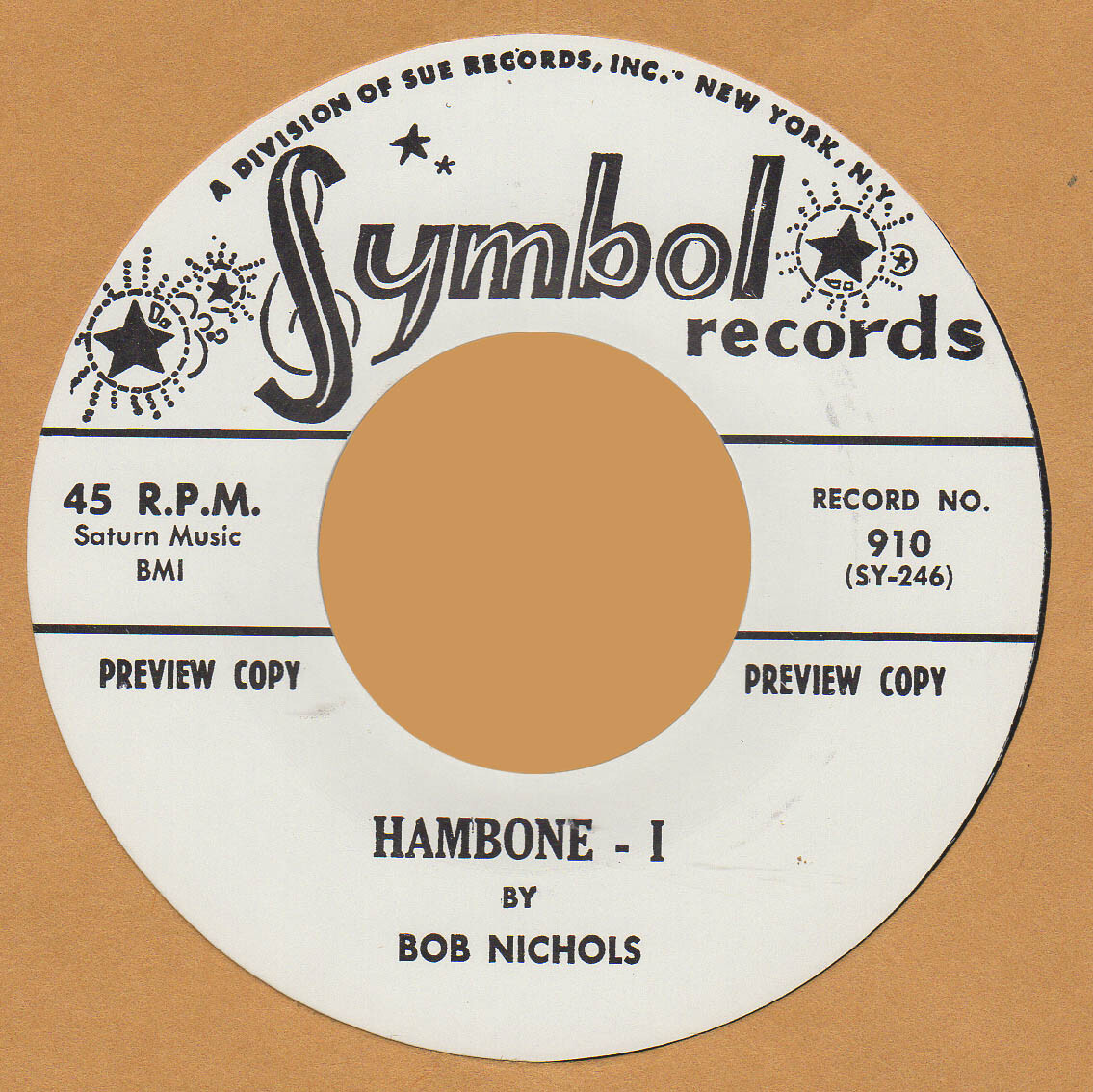 R&B REPRO: SYMBOL 910 – BOB NICHOLS – HAMBONE 1 / HAMBONE 2 -WILD ...