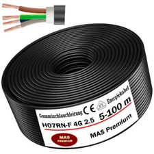 5-100m H07RN-F 4G2.5 Rubber Hose Pipe Construction Site Cable Flexible for Eq...