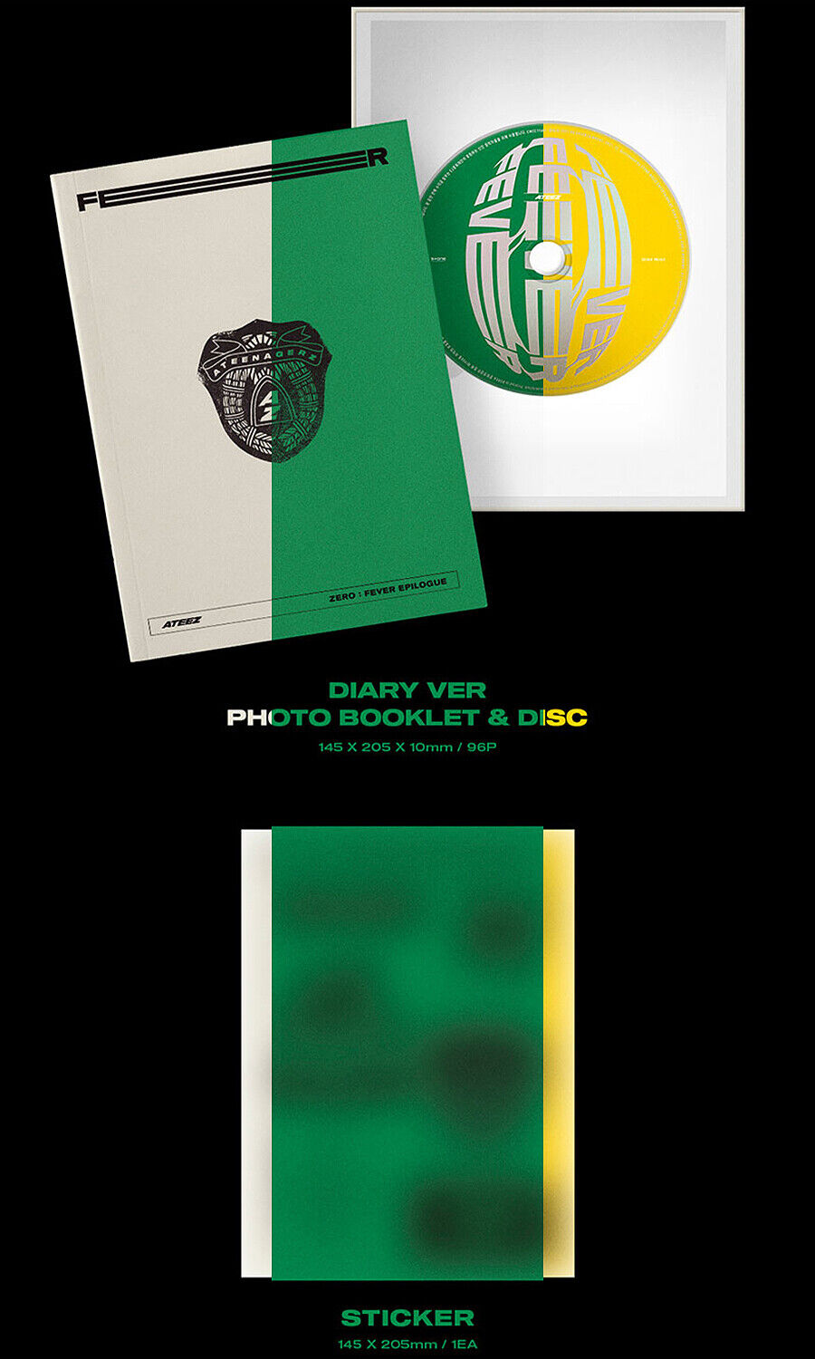 Image 51 - ATEEZ ZERO:FEVER EPILOGUE Album CD+POSTER+Photo Book+Sticker+12 Card+GIFT SEALED