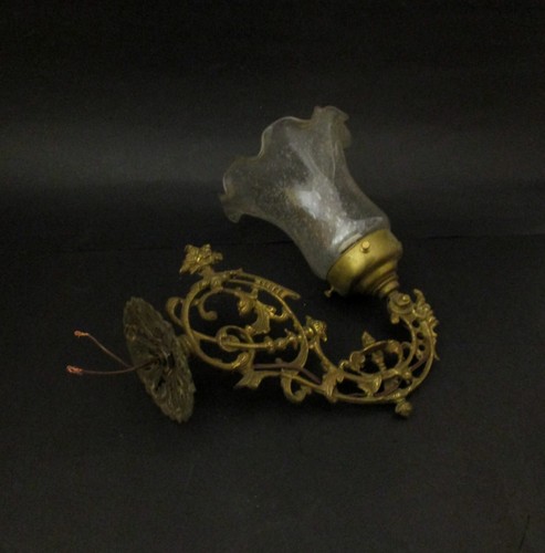 ✅ ANTIKE JUGENDSTIL WANDLAMPE LAMPENSCHIRM MURANO UM 900 WANDLEUCHTE ANTIK - 4070 - Bild 6 von 8