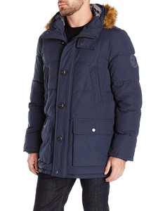 tommy hilfiger fur hood coat