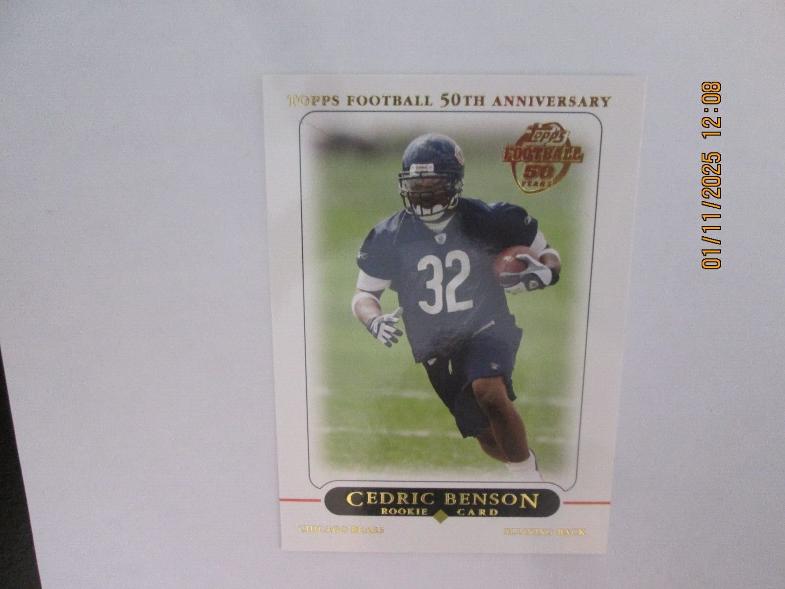 Cedric Benson Topps #408 Base