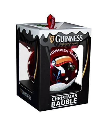 GUINNESS OFFICIAL MERCHANDISE Guinness Christmas Bauble With Toucan Design