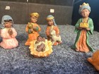 9 Nativity Figures 2 to 3” African American Black Christmas Baby Jesus Wise men  — photo 4