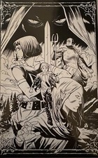 Folklords #1 1:25 B&W Sketch Mora Variant NM